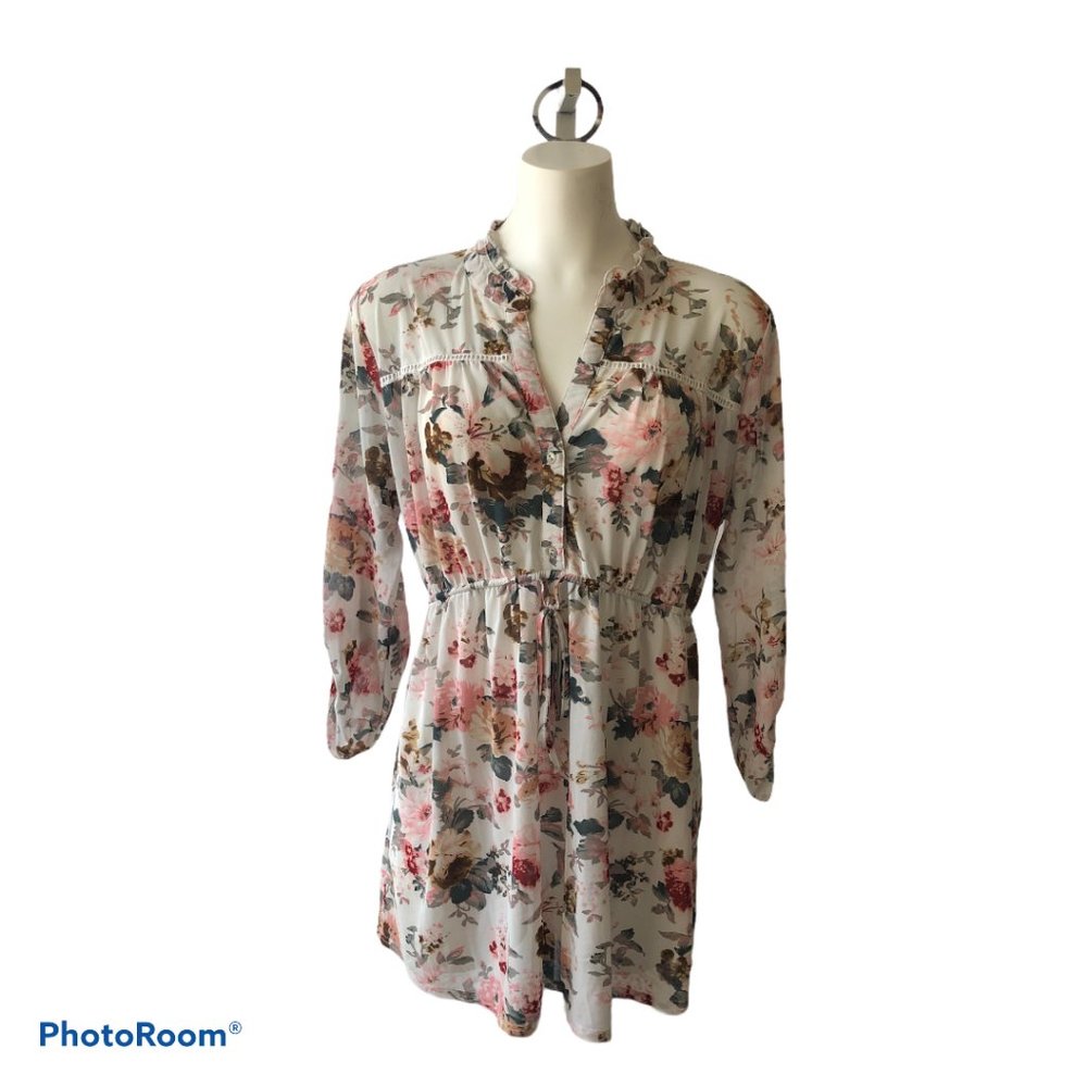 Siren lily Floral Maternity Blouse